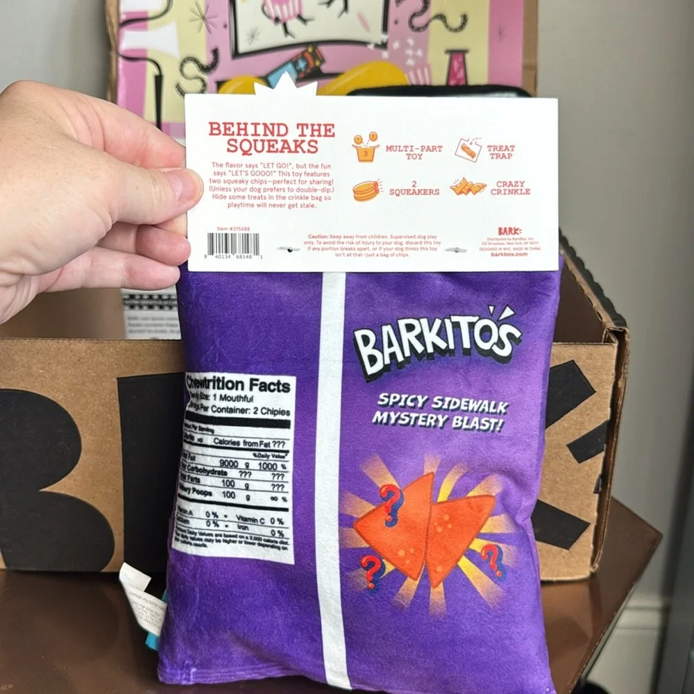 New Bark box toys movie night